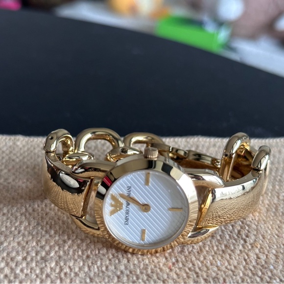 Emporio Armani Women's Gold-Tone Watch - Picture 2 of 11